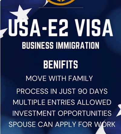 E 2 USA Business visa company formation