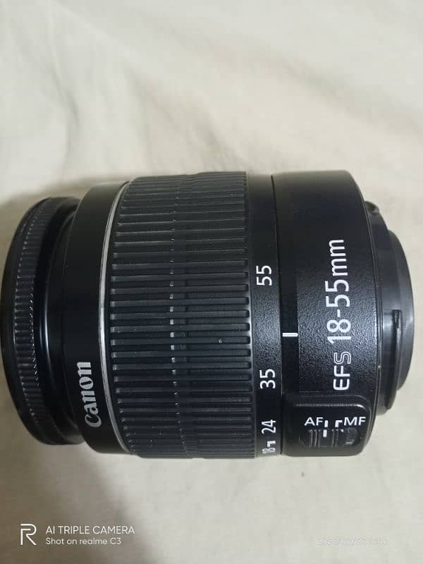 Canon 18×55 lense condition 10/7 argent sale 0