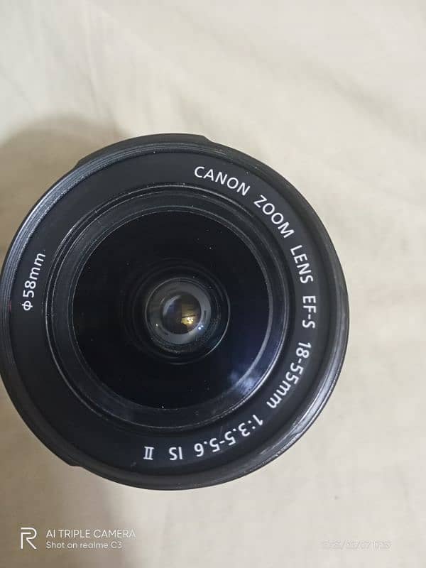 Canon 18×55 lense condition 10/7 argent sale 4