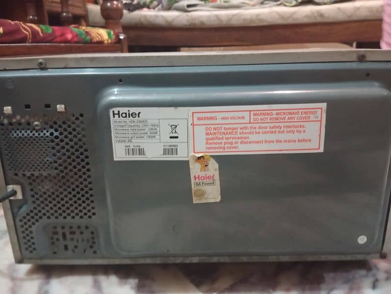 Haier microwave hot+grill+defrost 3