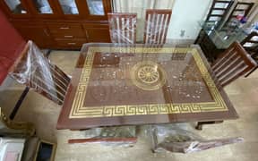 table | dinning table | wooden center table | 6 chairs dinning table