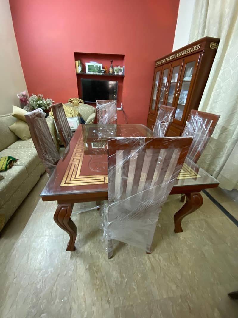 table | dinning table | wooden center table | 6 chairs dinning table 5