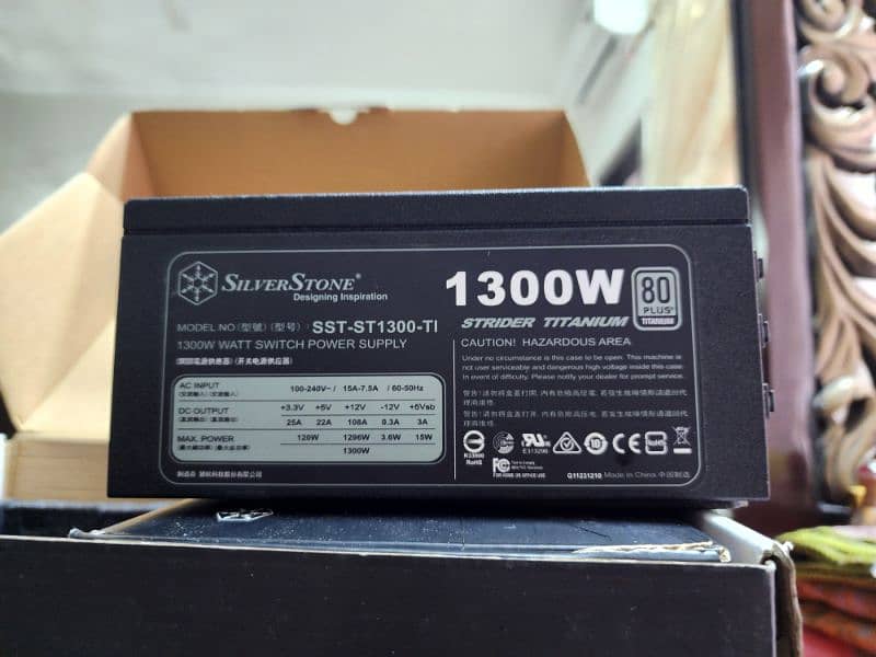 SilverStone 1300W Strider Titanium Series Power Supply 1