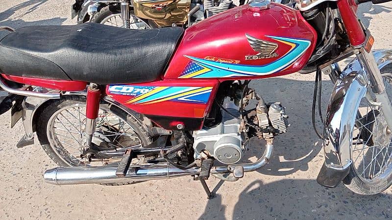 Honda CD 70 model 2019 Lahore number 0