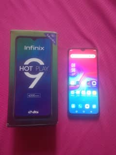 Infinix Hot 9 Play with box Official PTA approved