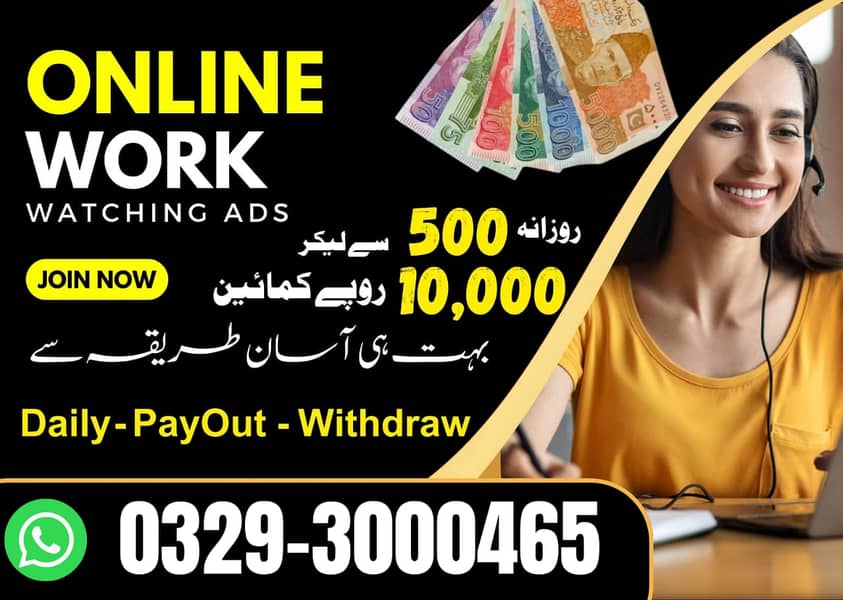 Online Part time/full time/home job/Assignments/Typing/Data entry/Ads 0