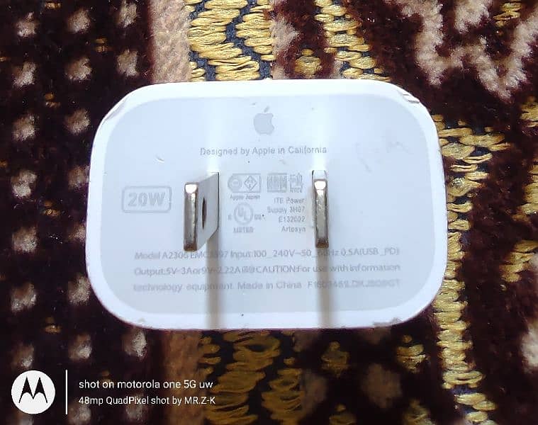 iPhone 20 watt charger | Original | Fast Charger 0