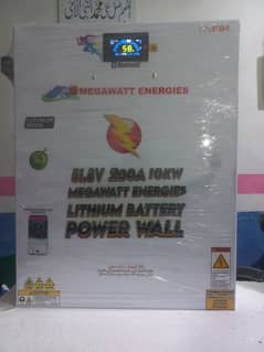 lithium battery 48v 200ah 10kw