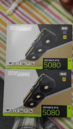 Brand new sealed Zotac GeForce 5080 Solid 2 x year local warranty