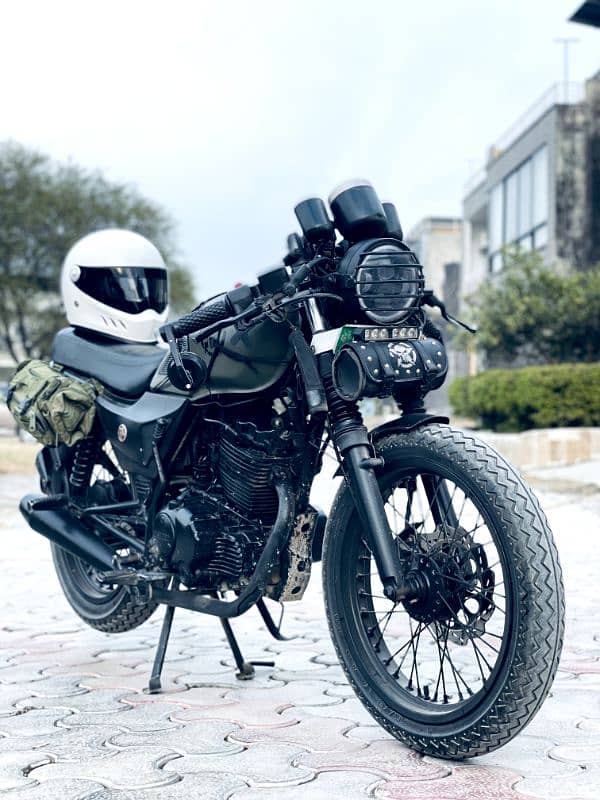 Hi Speed Infinity 150 Modified Retro Cafe Racer 6