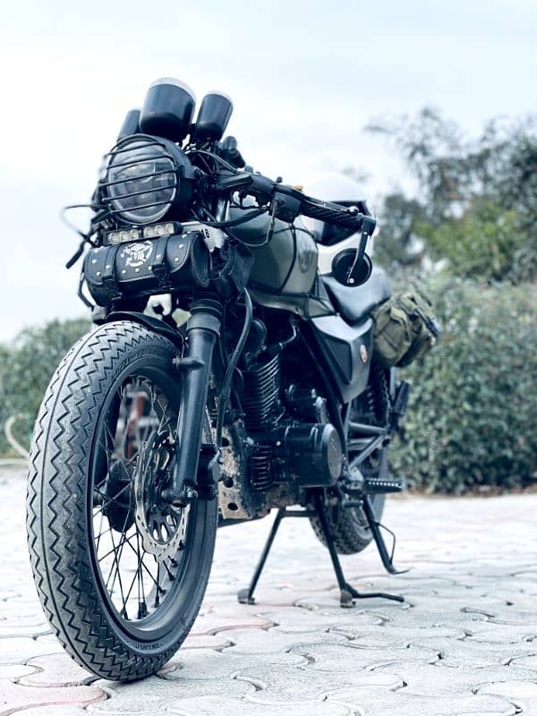 Hi Speed Infinity 150 Modified Retro Cafe Racer 7