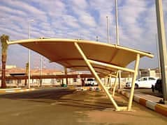 Car parking sheds | Pole Parking | Wall mounted | Car porch | Tensile 9