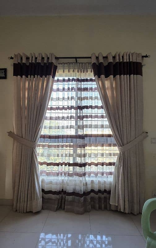 Curtains 6 pieces Size 8×8 0