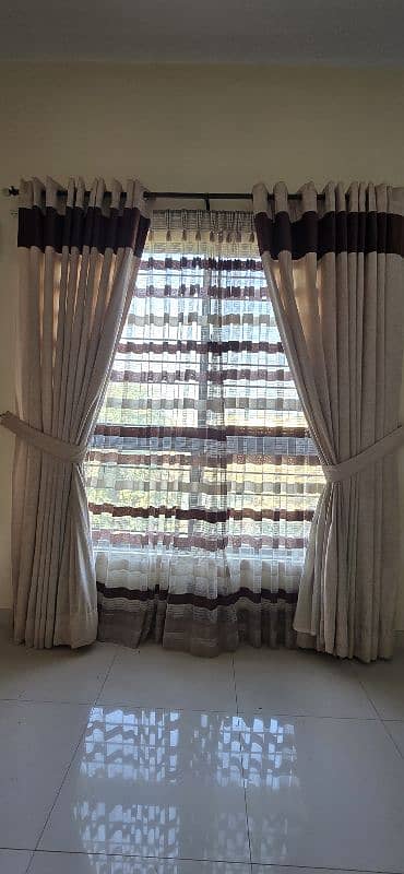 Curtains 6 pieces Size 8×8 1