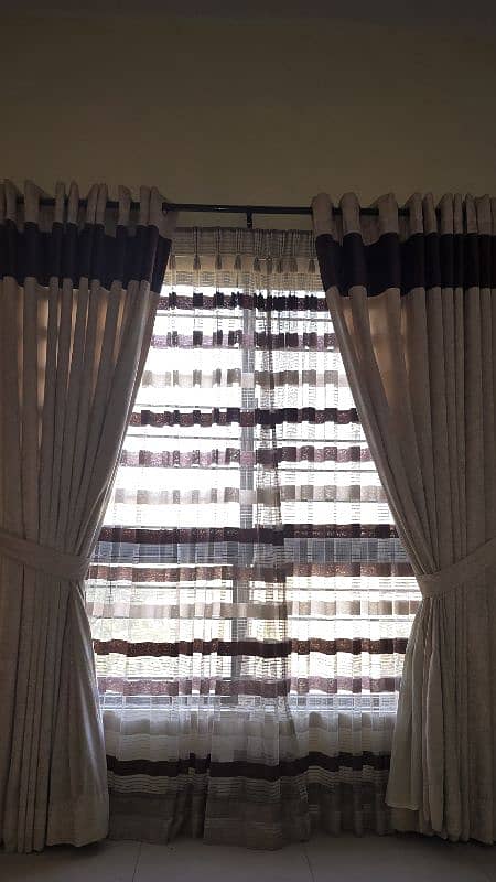 Curtains 6 pieces Size 8×8 3