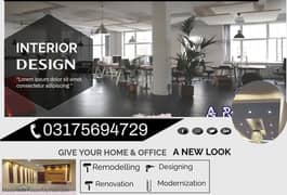 Renovation services, Remodeling, Luxury designs, Home & Office