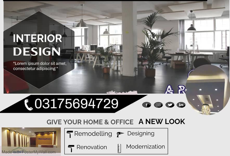 Renovation services, Remodeling, Luxury designs, Home & Office 0