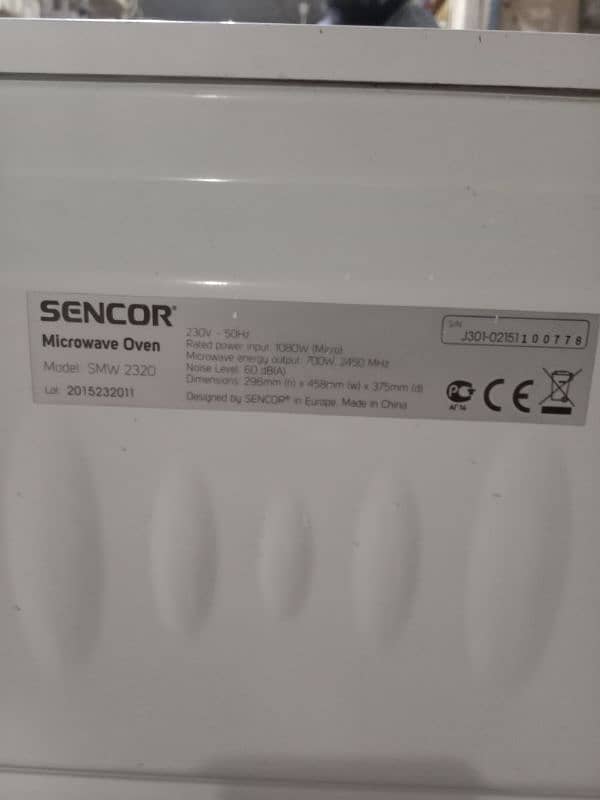 Sincor microwave 3