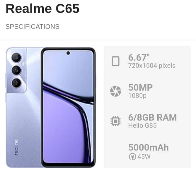 Realme c65 0