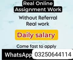 Real Online Handwriting Assignment Work