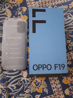 oppo f19 with box 6+6 128 10by10