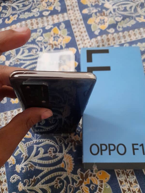 oppo f19 with box 6+6 128 10by10 5