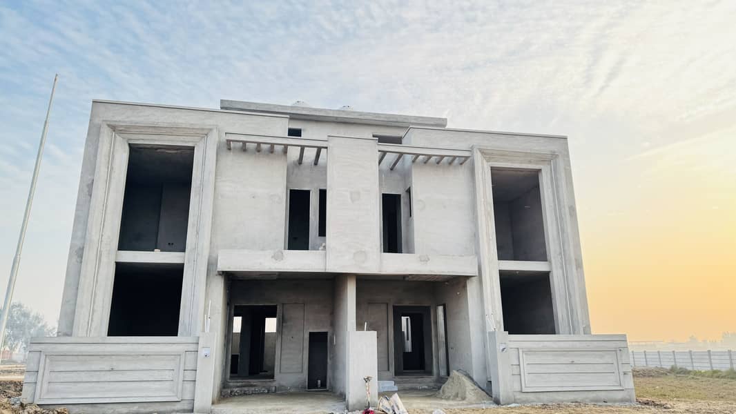 5 Marla Beautiful Grey Structure House For Sale At Sial Housing Sialkot 0