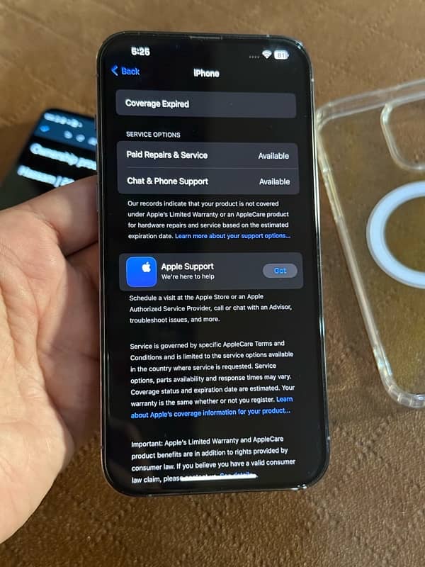 iPhone 13 Pro Max Sierra Blue 10/10 JV Clean Status 8