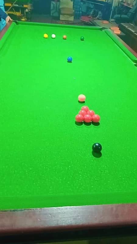 Snooker ‘size 5 x 10  “Shender snooker table 2