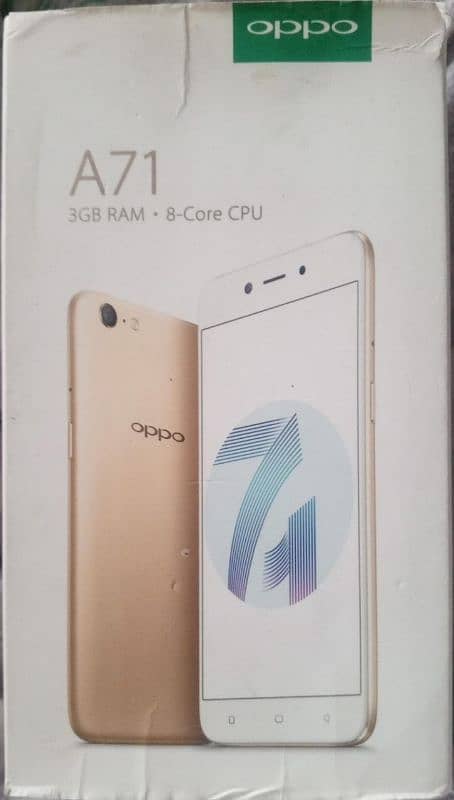 Oppo A71 mobile with box Sale 4