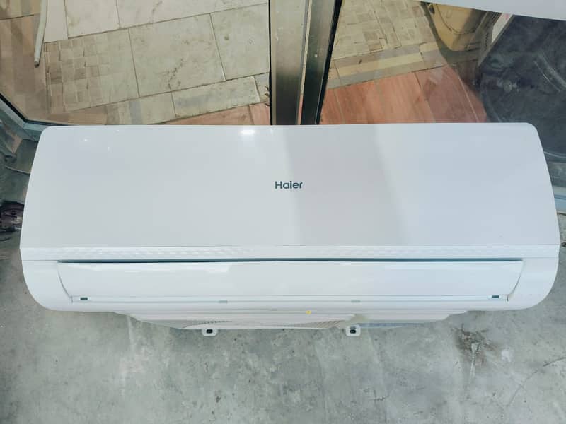 Haier 1 ton split AC R32 new model (0306=4462/443)6 month used non in 1