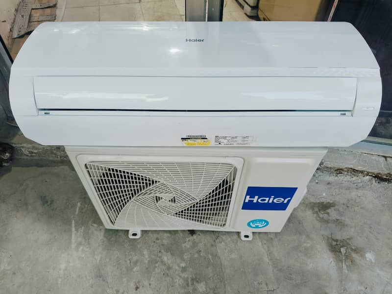 Haier 1 ton split AC R32 new model (0306=4462/443)6 month used non in 2