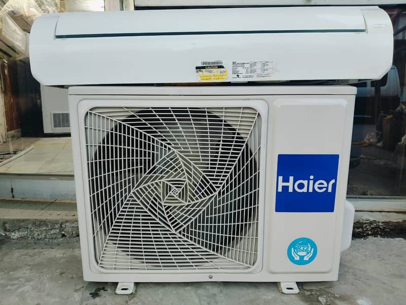 Haier 1 ton split AC R32 new model (0306=4462/443)6 month used non in 4