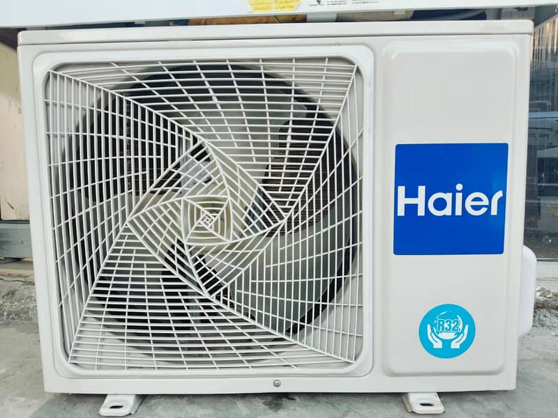 Haier 1 ton split AC R32 new model (0306=4462/443)6 month used non in 5