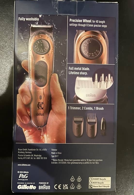 Brand New Men’s BrAun Hair Trimmer 2