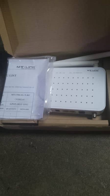 Mtlink Gpon fiber router 1