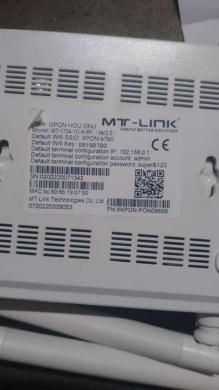 Mtlink Gpon fiber router 3