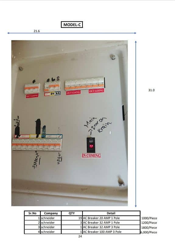 Heavy Weight DBs Box with Breakers (Distribution Board) 2