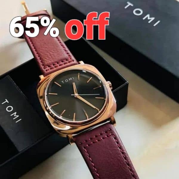 65% off.  TOMI T-084 Beautiful Watch in affordable price 0