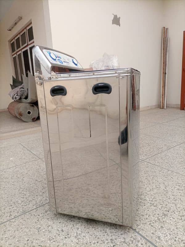 Bright washing machine 100% stainless steel 9