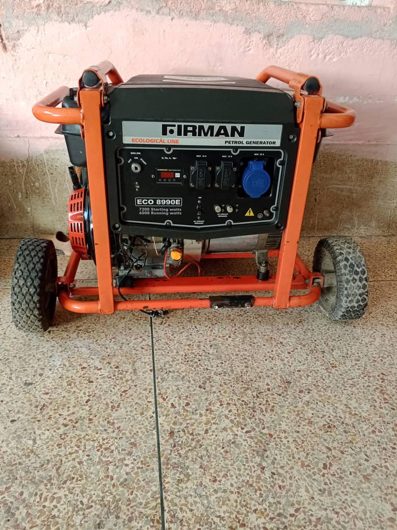 7 KVA Max Fireman generator available in running condition 0