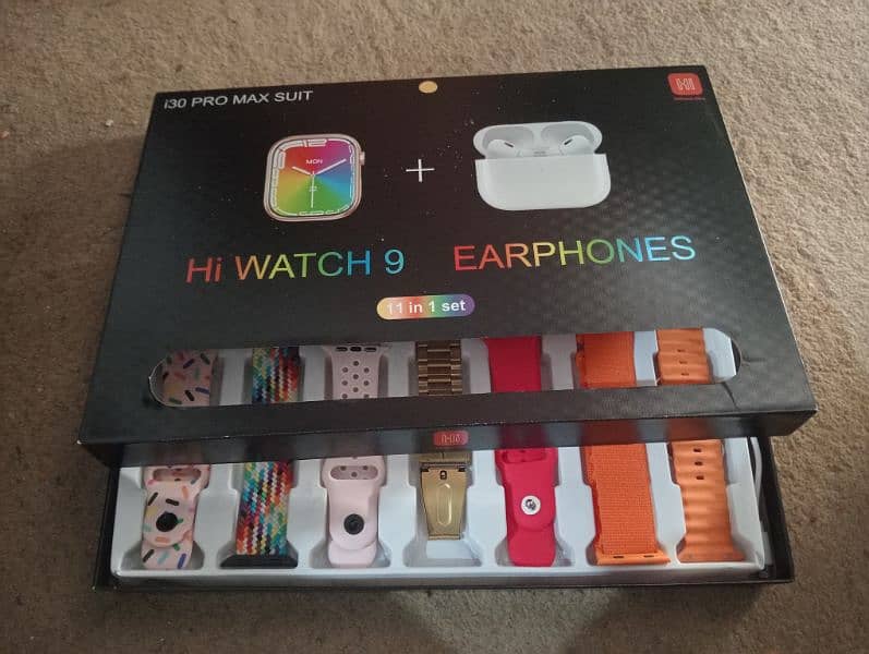 HI Watch 9with earphones 1