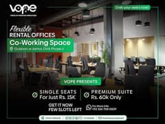 Co-working/Shared space with everything in just 60k per month