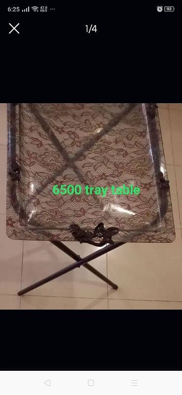 electric heater tray table 3