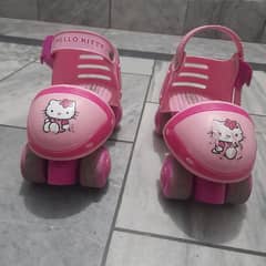 Hello Kitty's skating shoes