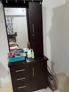 selling 2 beds, 1 dresser, and 1 cupboard