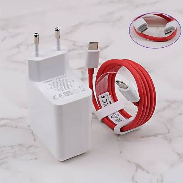 Oneplus Genuine Charger and Cable 2