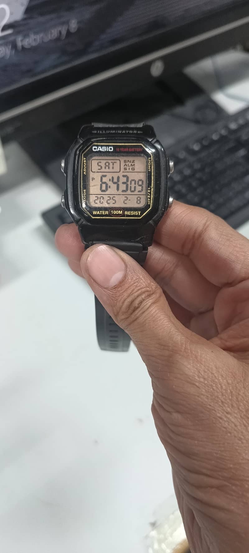 Casio digital watch 1