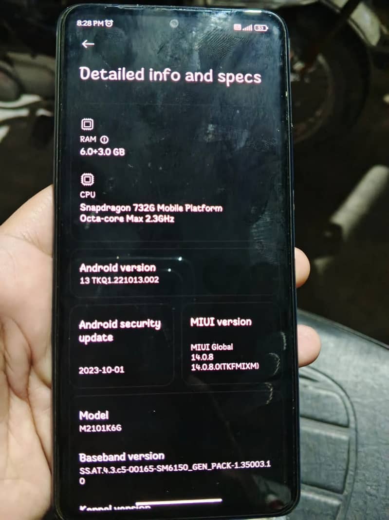 Redmi note10 pro 6+3/128 snapdragon 732 fast mobile 2