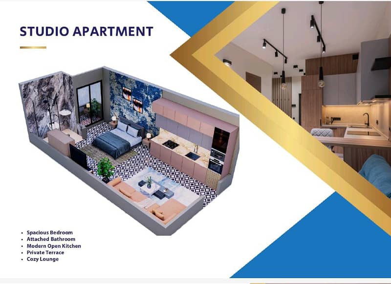 HS IDEAL TOWER APARTMENTS FOR SALE IN BEHRIA DOWN TOWN,JOHAR BLOCK 1